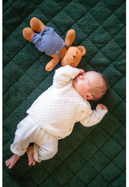 Noomad soft Hrací deka a Vak na hračky Teddy Evergreen