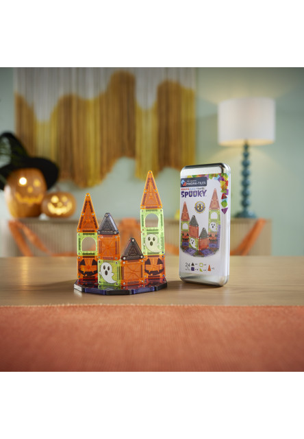 Magnetická stavebnice microMAGS Spooky Travel Set 24 dílů