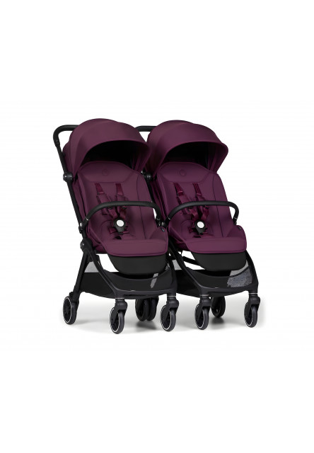 Connect Mini 2x kočík s madlom Italian Plum