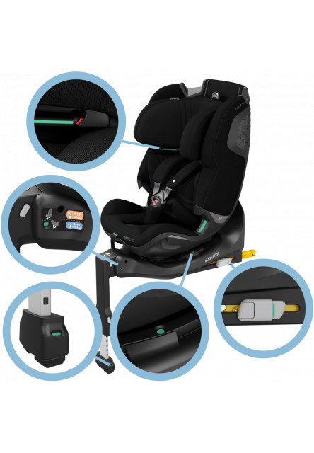 Emerald 360 Pro autosedačka Authentic Black