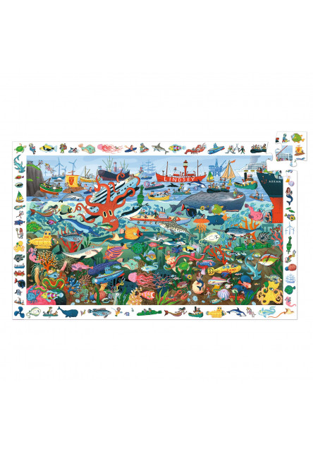 Objevovací puzzle Tajemství moře 200 ks