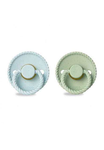 Dvojbalenie cumlíkov frigg mini mocha iced mocha/ matcha latte, 6-18m, kaučuk