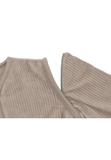 Spací vak 2v1 90cm Rib Milky Coffee