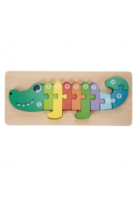 Free2Play Dřevěné puzzle Crocodile