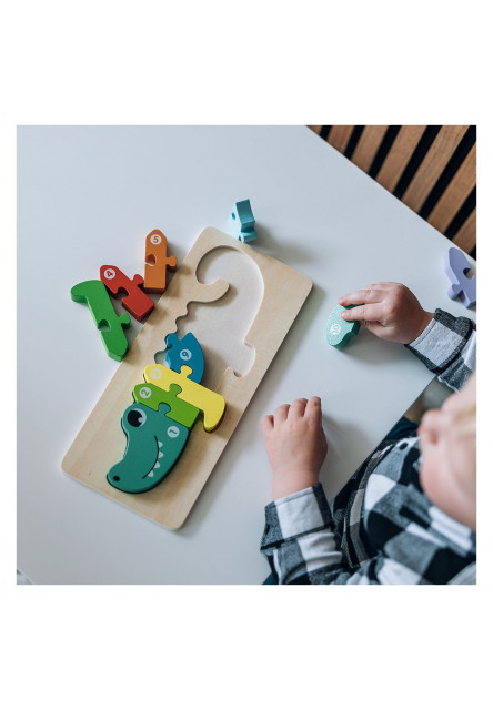 Free2Play Dřevěné puzzle Crocodile