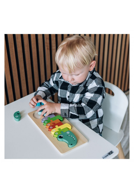 Free2Play Dřevěné puzzle Crocodile