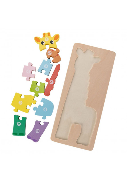 Free2Play Dřevěné puzzle Giraffe