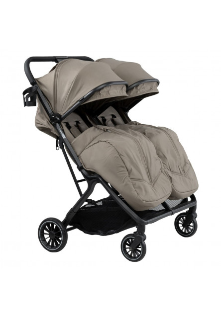 Kočárek pro dvojčata Twin Plus Beige