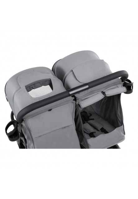 Kočárek pro dvojčata Twin Plus Grey