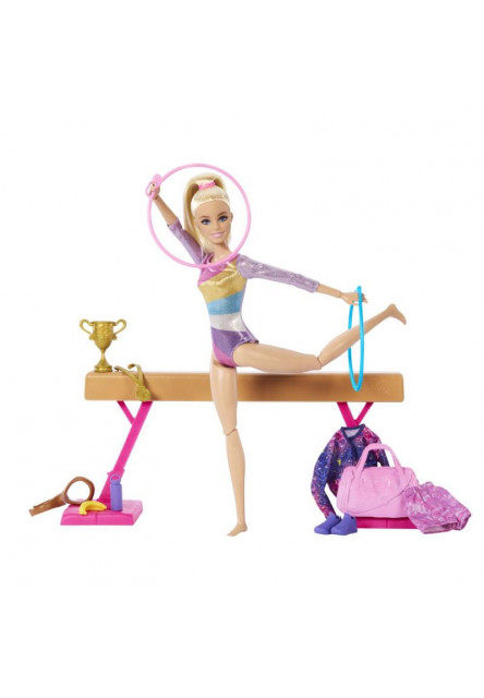 Barbie gymnastka na kladine 