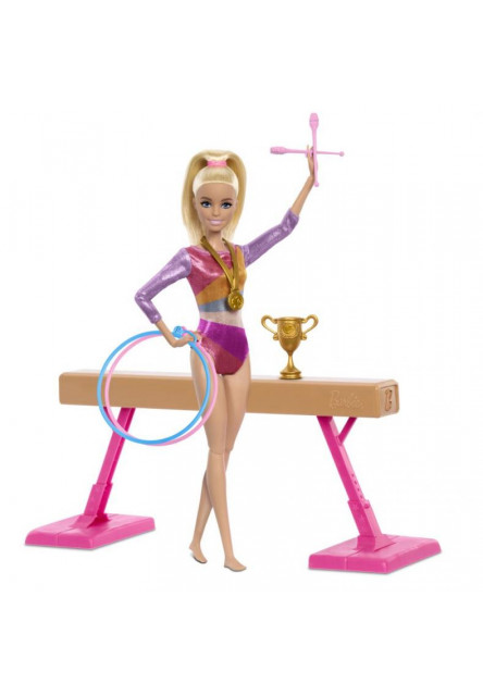 Barbie gymnastka na kladine 