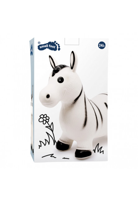 small foot Nafukovacie hopsadlo zebra
