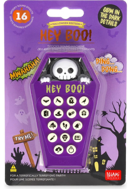 Hračka so zvukovými efektmi Legami Hey Boo! Spooky Sound Machine - Coffin