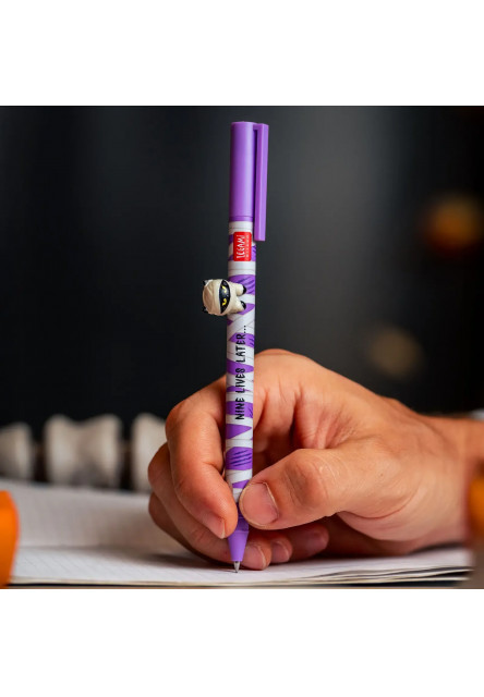 Set gélových pier Legami Lovely Friends 2 Gel Pens With Animal Decoration 0,5 mm - Spooky Party
