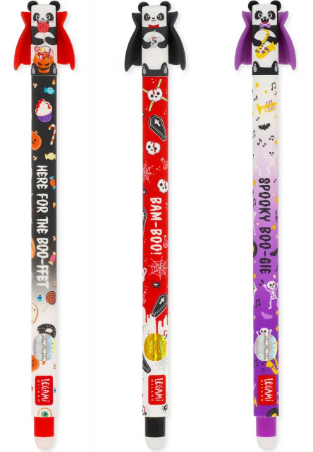 Gumovacie pero Legami Erasable Gel Pen 0,7 mm - Spooky Party