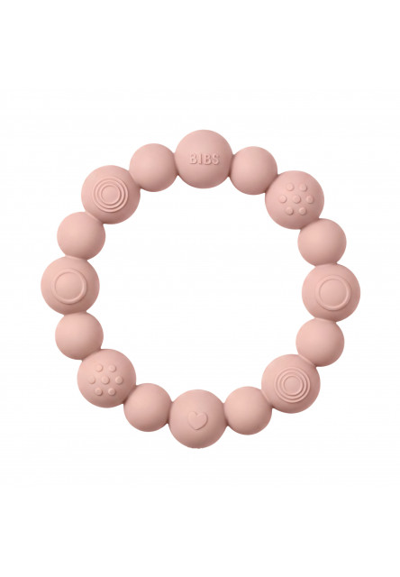 BIBS náramkové hryzátko zo silikónu (Blush)