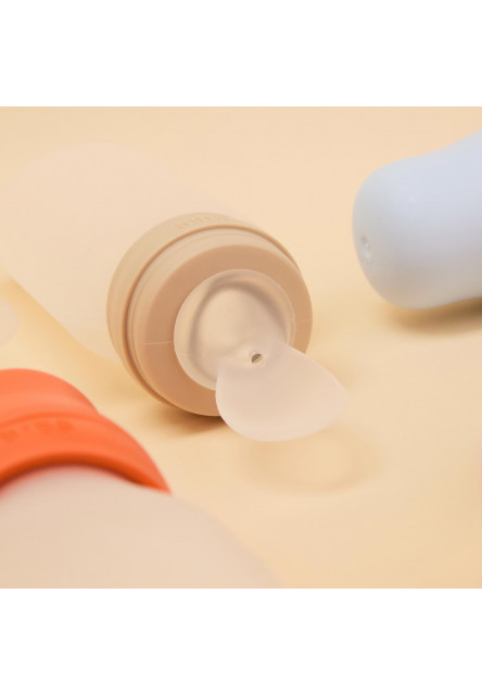 BIBS Squeeze silikónová kapsička s lyžičkou (Vanilla)