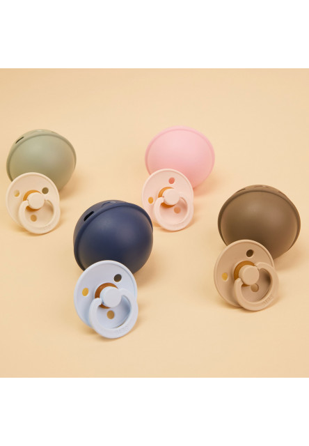 BIBS krabička Mini a Colour cumlík - veľkosť 1 (Ivory & Sage)
