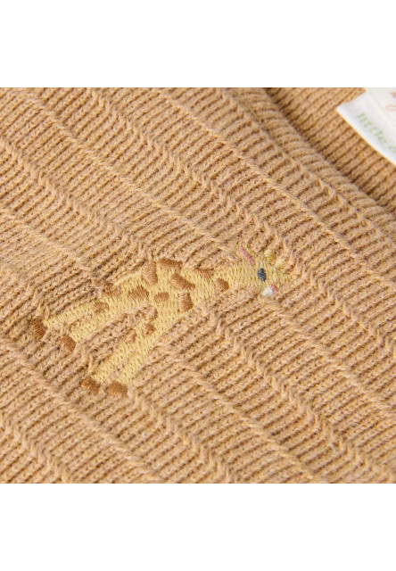 Overal pletený bez rukávov Safari Friends Soft Tan veľ. 62