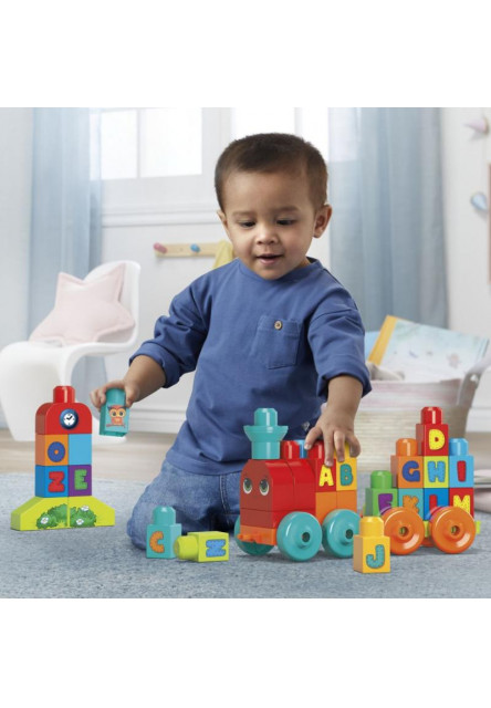MEGA BLOKS VLÁČIK ABC NAUČ SA ABECEDU