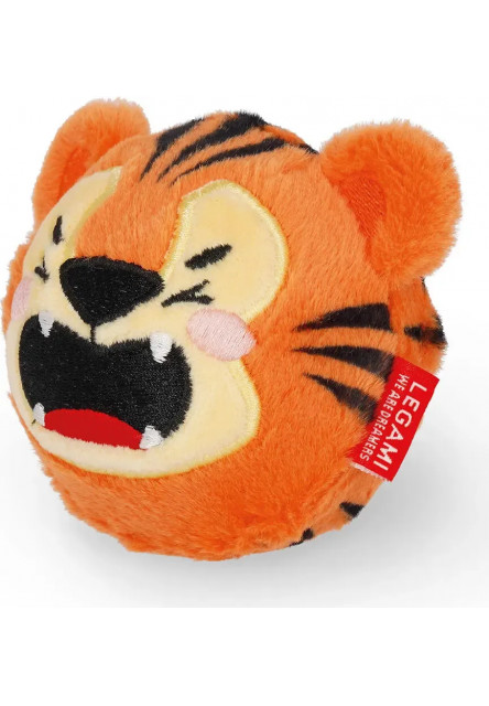 Plyšová skákacia loptička Legami Bouncing Gang Bouncy Ball - Tiger