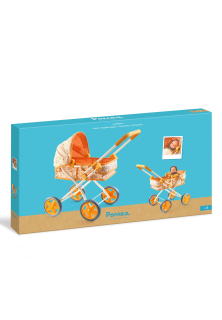 Pomea Kočárek pro panenky 57 cm