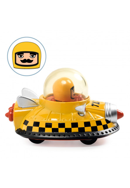 Kovové autíčko Crazy Motors Space Taxi