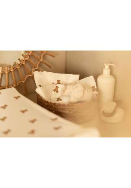 Plienky zavinovacie 2ks 115x115cm Mini Teddy Bear