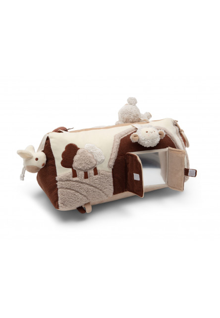 Vankúšik trojhranný s aktivitami Woolly
