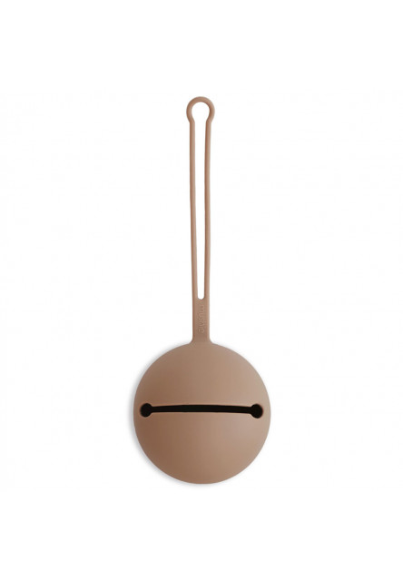 Silikonové pouzdro na dudlíky (Natural) Mushie