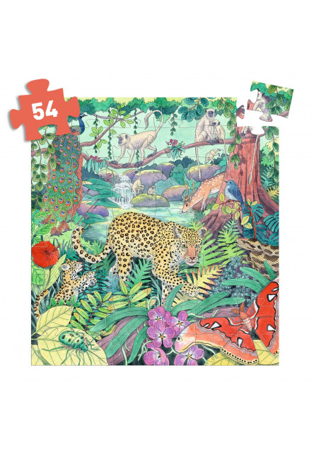 Puzzle Indická džungle 54 dílků