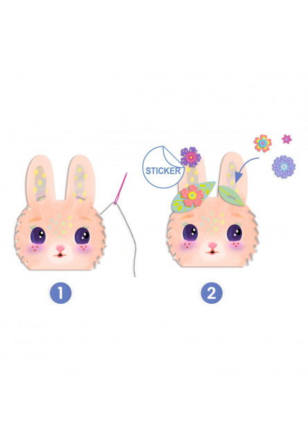 Kreativní sada Šití kabelky Miss Bunny