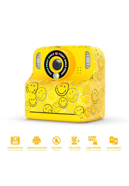 Detský fotoaparát MOB Pixismiley Printing Camera - žltá