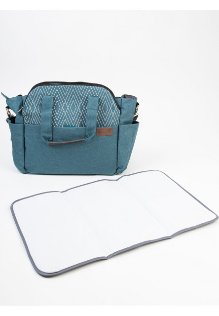 Přebalovací taška na kočárek 2v1 Traveler Bag Ocean Turquoise