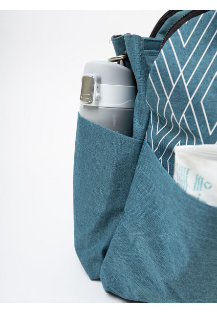 Přebalovací taška na kočárek 2v1 Traveler Bag Ocean Turquoise