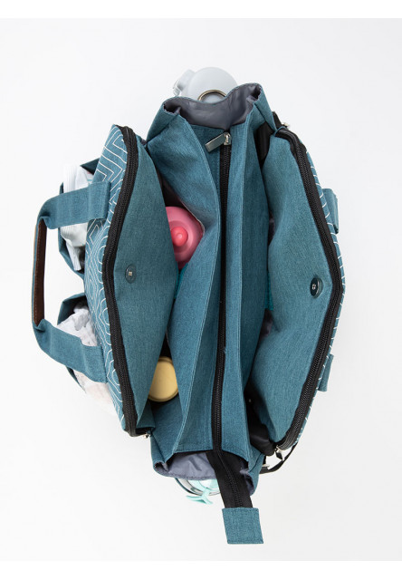 Přebalovací taška na kočárek 2v1 Traveler Bag Ocean Turquoise