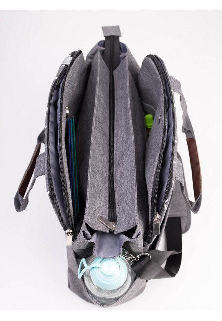 Přebalovací taška na kočárek 2v1 Traveler Bag Space Grey