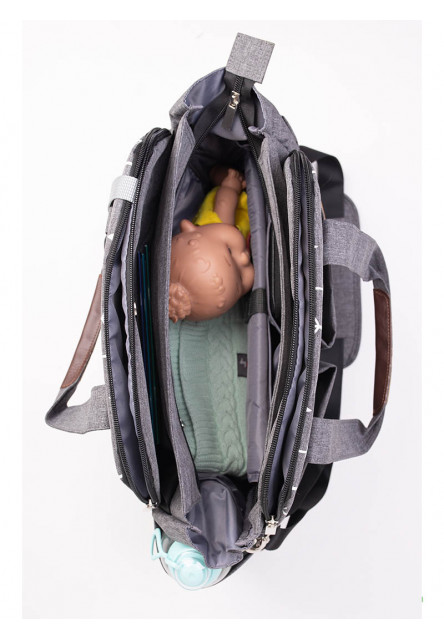 Přebalovací taška na kočárek 2v1 Traveler Bag Space Grey