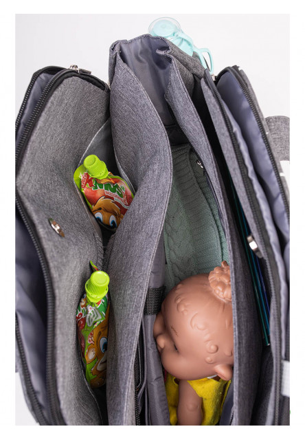 Přebalovací taška na kočárek 2v1 Traveler Bag Space Grey