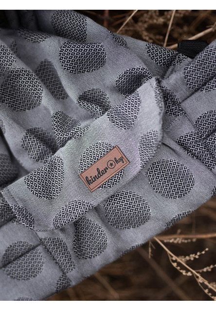 Rostoucí ergonomické nosítko Multi Grow Dots Light Grey 100% bavlna, žakár