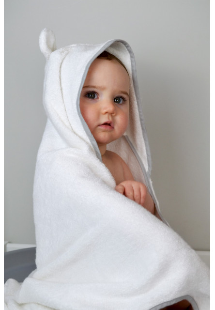 SHNUGGLE Zavinovací osuška s kapucí White (SHN_WTL_WHT)