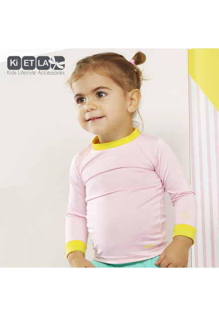 KiETLA plavky s UV ochranou top 2-3 roky (žltá)