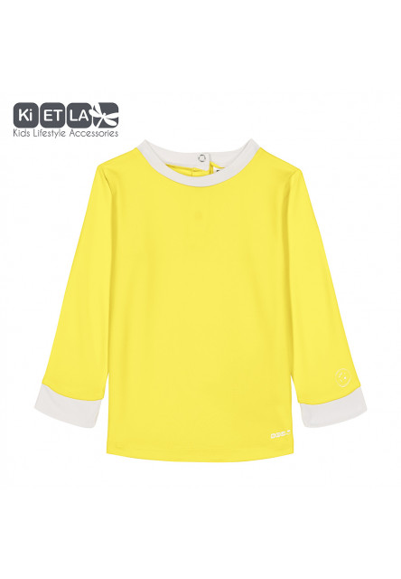 KiETLA plavky s UV ochranou top 2-3 roky (žltá)