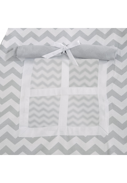 Teepee stan set Cik Cak sivo-biely varianta: standard