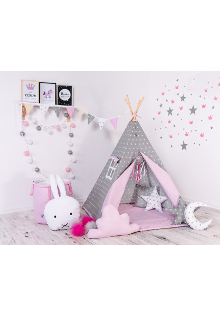 Teepee stan set Zajačia labka varianta: luxury