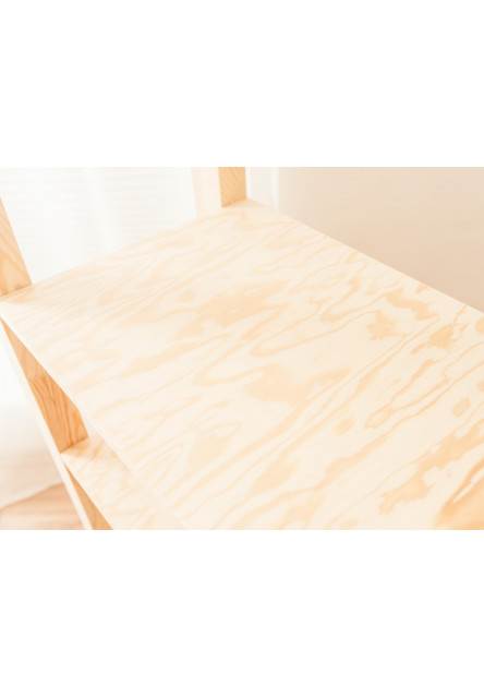 Knižnica domček natur premium Rozmery: 77 x 35 x 127 cm