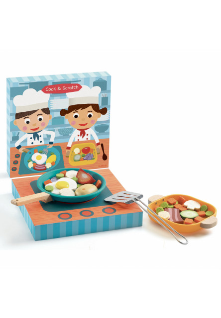 Cook & Scratch (varná doska s panvicou na rolovú hru)