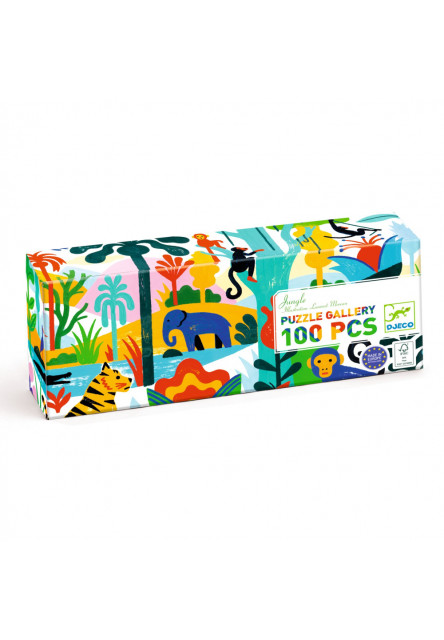 Puzzle Galéria: Džungľa (100 dielikov) DJECO