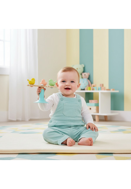 BabySpini: edukačná rotujúca hračka pre najmenších