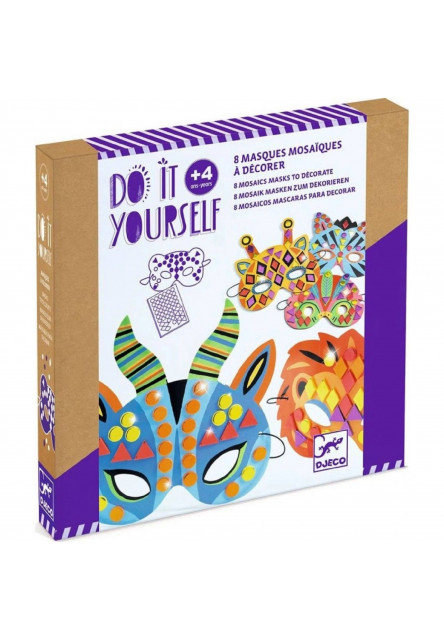 DIY-Vytvor si sám Masky: Zvieratá z džungle DJECO